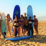 surflessons at surfcamp in Morocco
