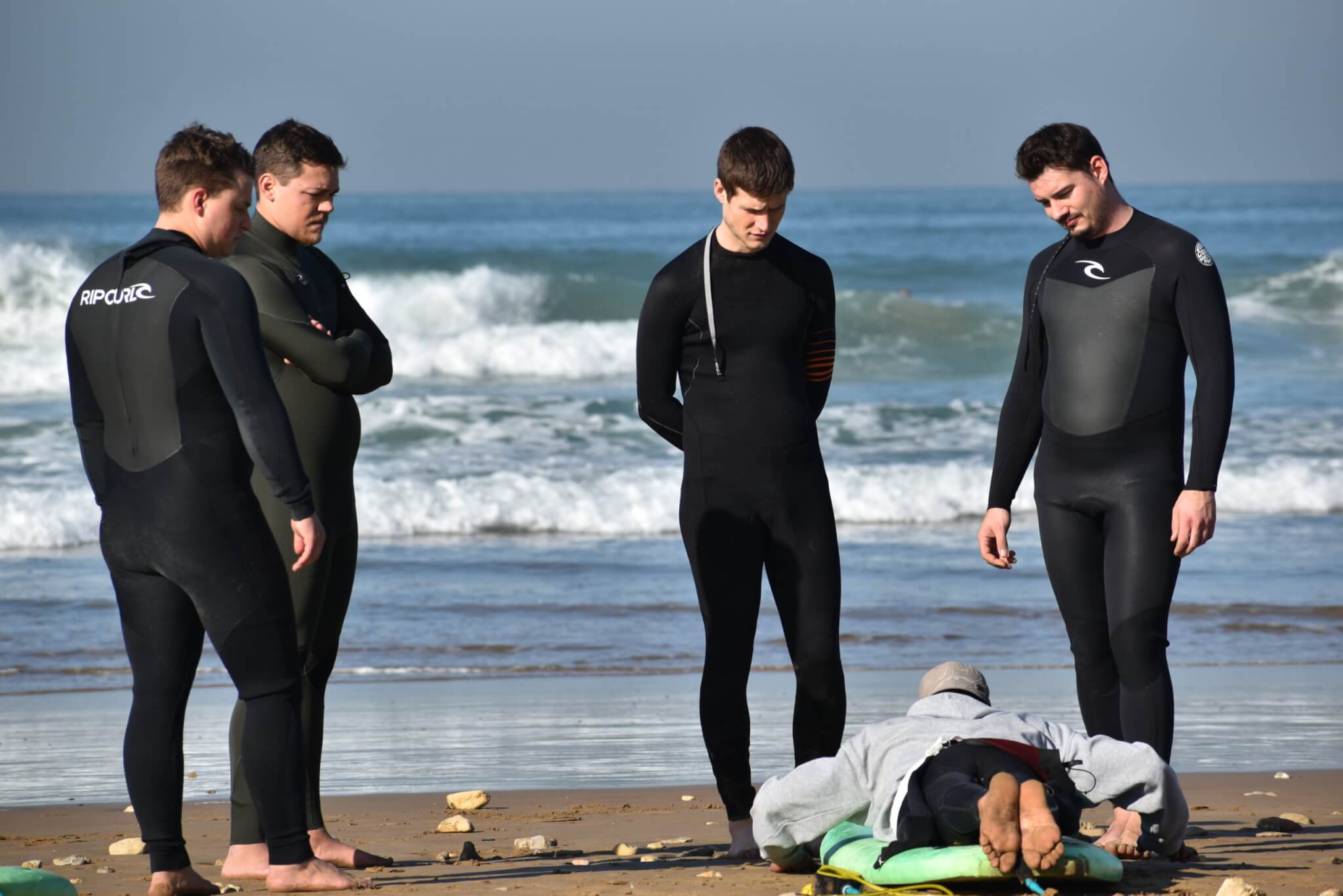 Beginner lessons surf