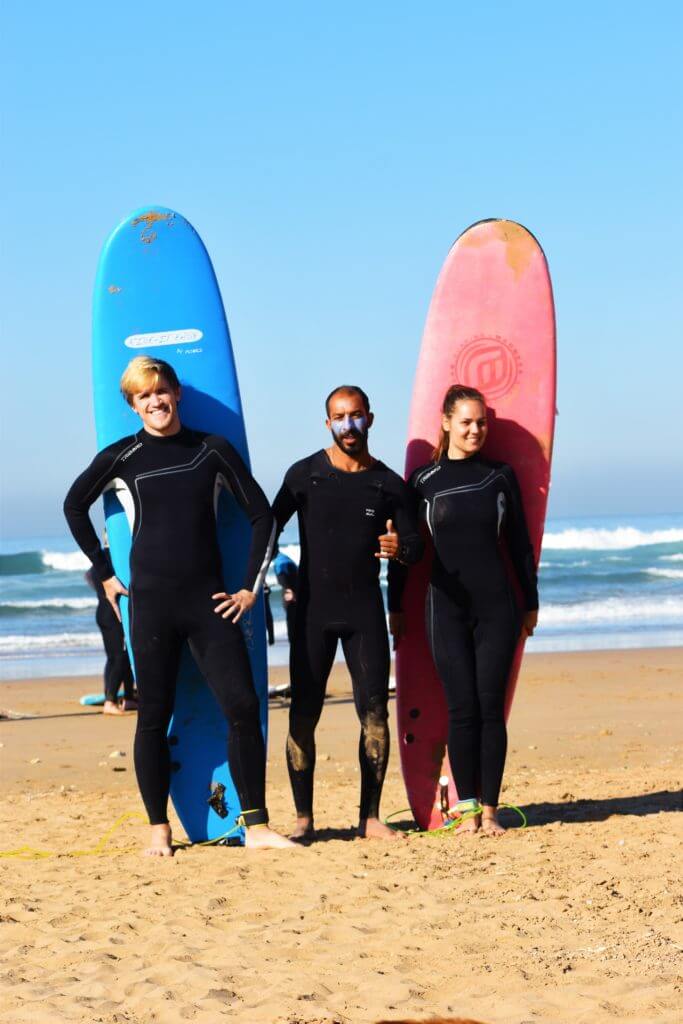 Surflessons for beginners in Morocco