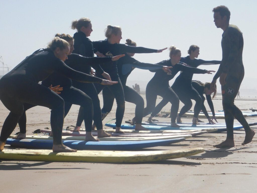 Surf lessons Agadir Marokko