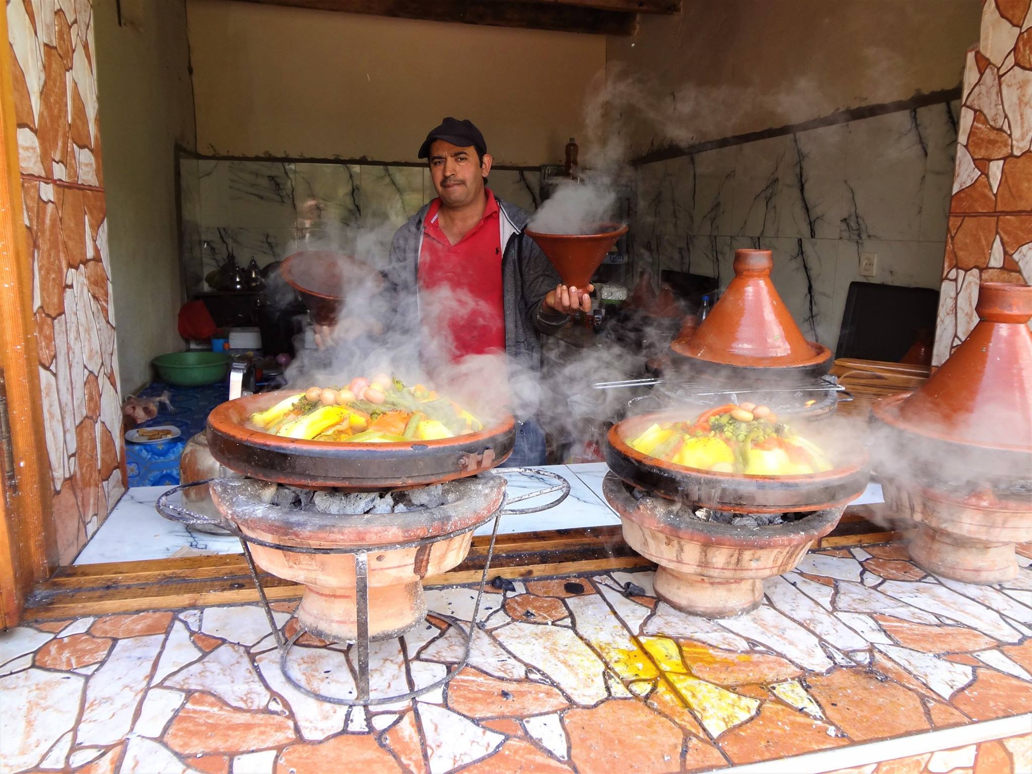 Meals in the surf camp morocco