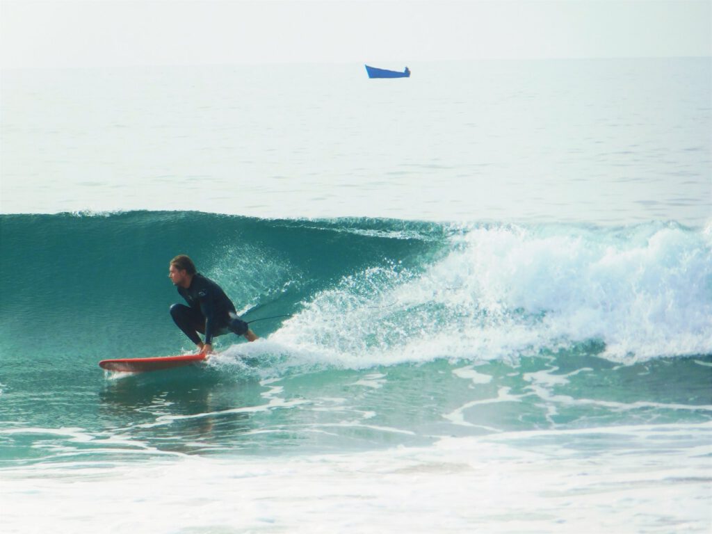 Surfresor till surflägret i Marocko