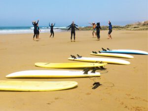 Surf academy, an intense surf training in the surf camp in Morocco for multiple weeks