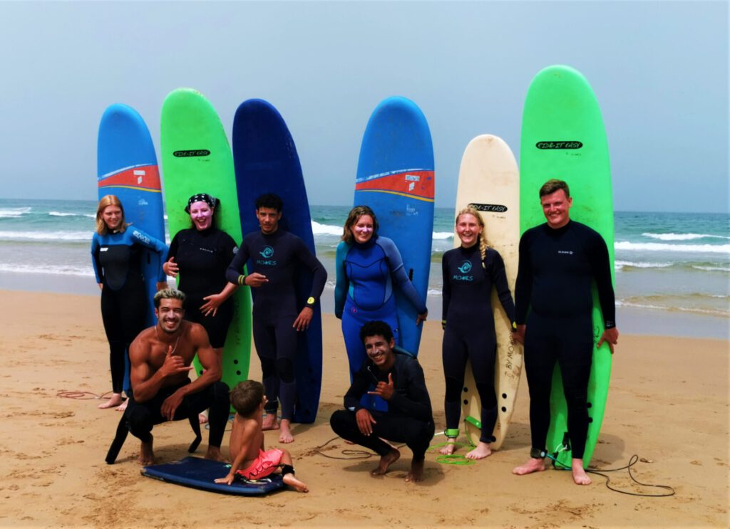 Beginner surfcamp Morocco