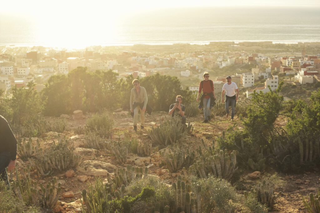 Sunset hike tamraght. A activity on your surf holiday