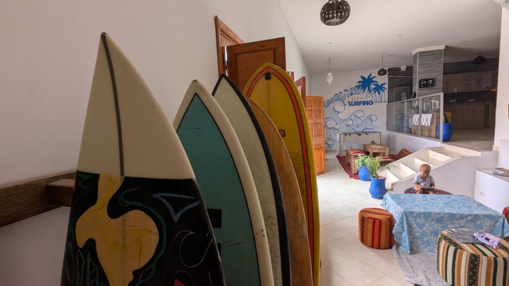 Surfcamp boards surfholiday Morocco